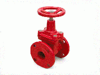 картинка Задвижка чугунная с обрезиненным клином SKS 30ч39р-50 типа МЗВГ