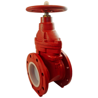 картинка Задвижка чугунная с обрезиненным клином SKS 30ч39р-100 типа МЗВГ