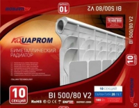 картинка Биметаллические радиаторы AQUAPROM 500x80