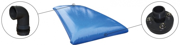 картинка Емкость мягкая ПВХ 150 кубов для воды 