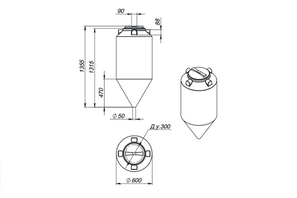 картинка Емкость ФМ 240л 