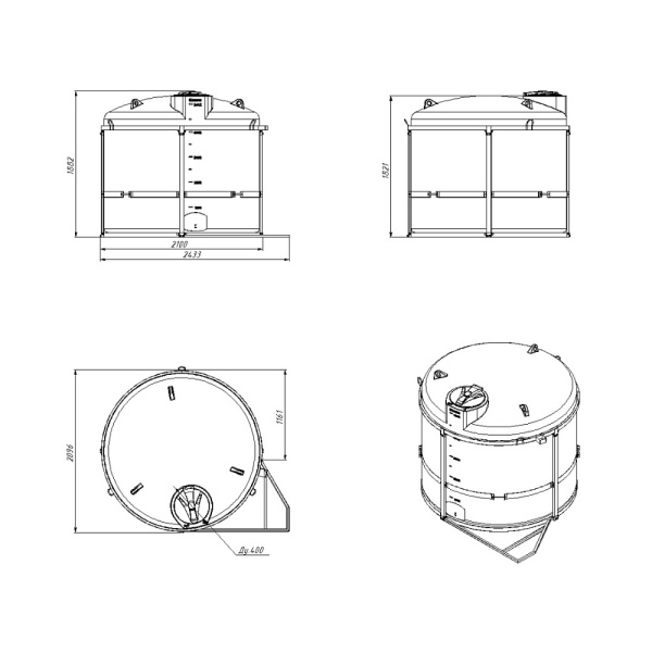 картинка Кассета для СЗР/воды TRN 5000 л СБ 