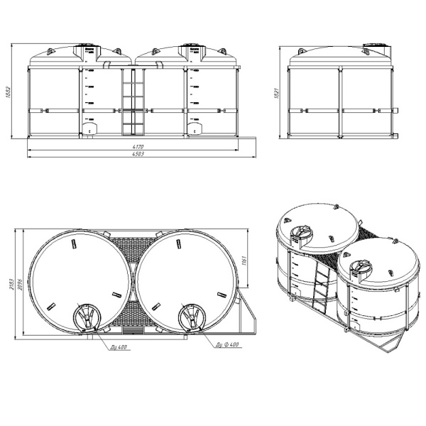 картинка Кассета для КАС/ЖКУ TRN 10000 л СБ 