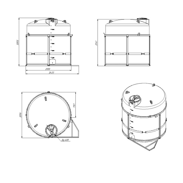 картинка Кассета для СЗР/воды TRN 6000 л СБ 